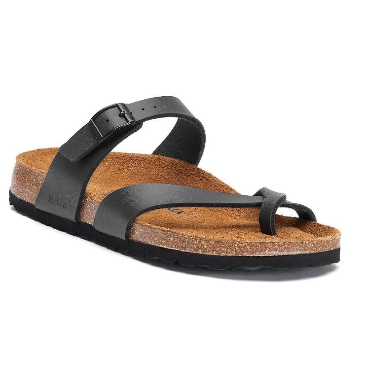 Betula Mia Women's Footbed Sandals, Size: Medium (7), Black