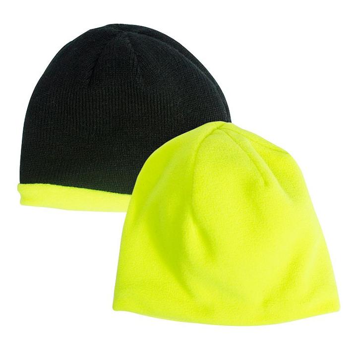 Quietwear Reversible Fleece & Knit Beanie - Men, Green