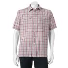 Men's Croft & Barrow&reg; Quick-dry Easy-care Button-down Shirt, Size: Medium, Med Grey