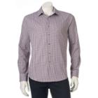 Men's Apt. 9&reg; Slim-fit Stretch Button-down Shirt, Size: Xlg Slim, Red
