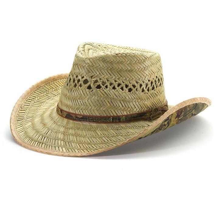 Mossy Oak Rush Outback Hat, Men's, Size: Xl, Beig/green (beig/khaki)