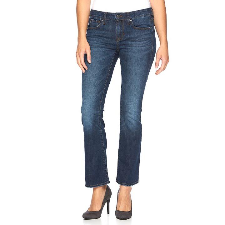 Women's Apt. 9&reg; Modern Fit Shaping Bootcut Jeans, Size: 10, Black