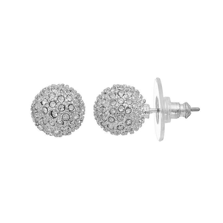 Napier Fireball Stud Earrings, Women's, Silver