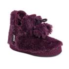 Women's Muk Luks Amira Bootie Slippers, Size: Xl, Purple