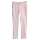 Girls 4-12 Sonoma Goods For Life&trade; Sateen Jegging, Size: 6x, Med Pink