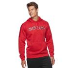 Men's Adidas Linear Logo Pullover Hoodie, Size: Medium, Red Other