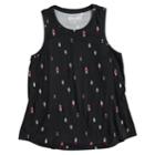 Girls 7-16 & Plus Size Mudd&reg; High-low Swing Tank Top, Size: 14, Black