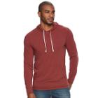 Men's Sonoma Goods For Life&trade; Slim-fit Flexwear Hoodie Tee, Size: Large, Med Red