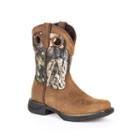 Rocky Kids Waterproof Camouflage Western Boots, Kids Unisex, Size: 7, Brown