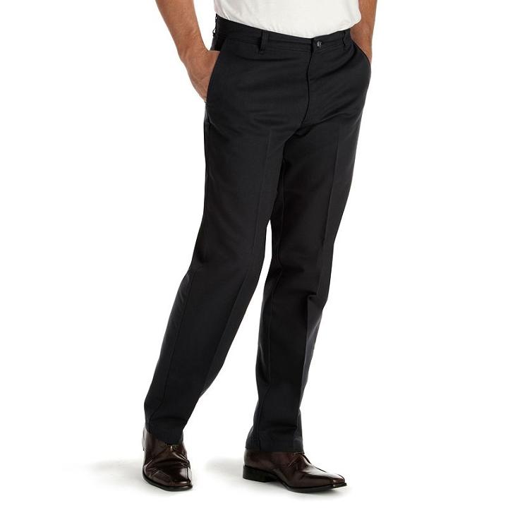 Men's Lee Total Freedom Relaxed-fit Stain Resist Flat-front Pants, Size: 38x30, Blue