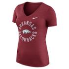 Women's Nike Arkansas Razorbacks Dri-fit Touch Tee, Size: Large, Red