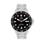 Swiss Military By Charmex(cx) Men's Stainless Steel Watch - 79292-9-b, Size: Large, Grey