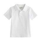 Baby Boy Jumping Beans&reg; Pique Polo, Size: 24 Months, White
