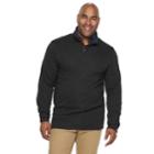 Big & Tall Izod Quarter-zip Fleece, Men's, Size: 3xl Tall, Grey (charcoal)