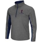 Big & Tall Campus Heritage Illinois Fighting Illini Stinger 1/2-zip Pullover, Men's, Size: 3xlt, Grey (charcoal)