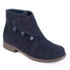 Journee Collection Rylan Girls' Ankle Boots, Size: 1, Blue (navy)