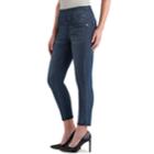 Women's Rock & Republic&reg; Fever Pull-on Crop Skinny Jeans, Size: 8, Med Blue