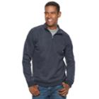 Men's Croft & Barrow&reg; Classic-fit Quarter-zip Fleece Pullover, Size: Xxl, Dark Blue