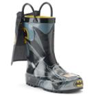 Western Chief Batman Everlasting Toddler Boys' Rain Boots, Boy's, Size: 8 T, Black