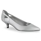 Easy Street Fancy Women's High Heels, Size: 6.5 Ww, Silver
