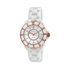 Peugeot Women's Crystal Watch - Ps4893wt, White, Durable