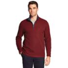 Men's Izod Classic-fit Fleece Quarter-zip Pullover, Size: Xxl, Brt Red