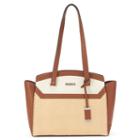 Chaps Jacey Straw Tote, Women's, Natural