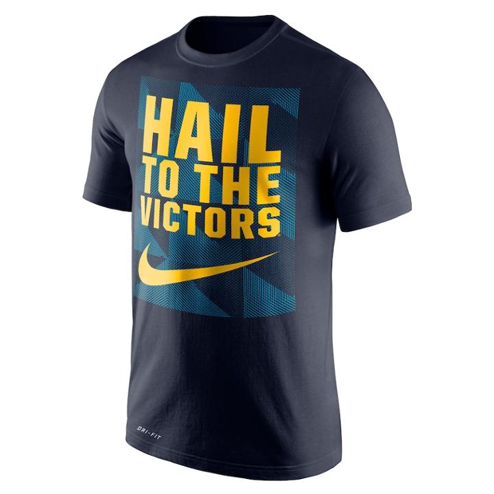 Men's Nike Michigan Wolverines Legend Franchise Tee, Size: Large, Blue (navy)