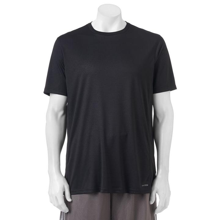 Big & Tall Tek Gear&reg; Core Performance Tee, Men's, Size: Xl Tall, Black