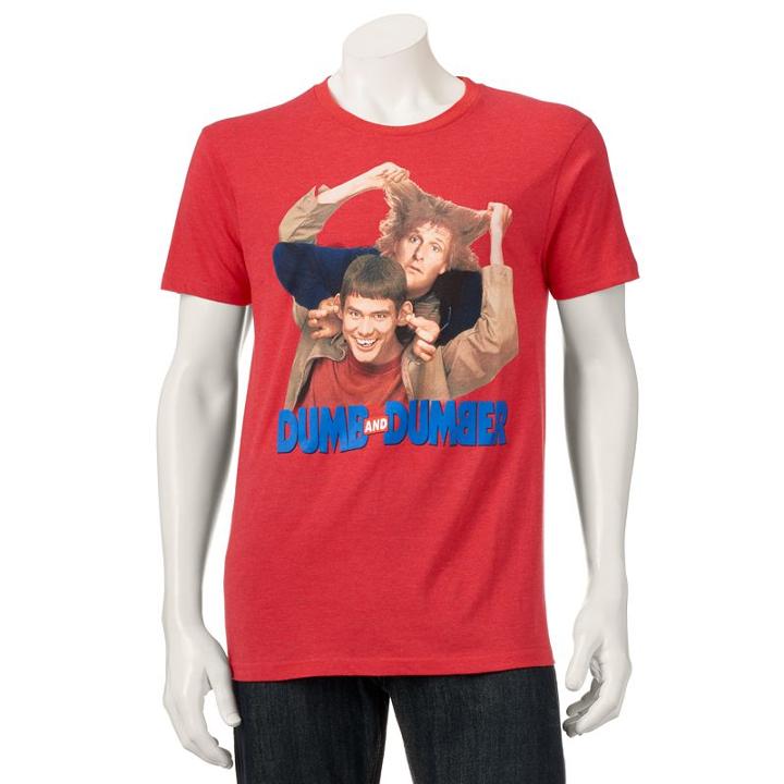 Men's Dumb And Dumber Tee, Size: Xl, Dark Red