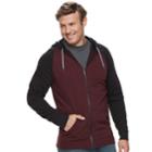 Big & Tall Urban Pipeline&reg; Awesomely Soft Ultimate Fleece Full-zip Hoodie, Men's, Size: Xl Tall, Dark Pink