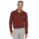 Men's Croft & Barrow&reg; Classic-fit Easy-care Interlock Polo, Size: Xl, Dark Red