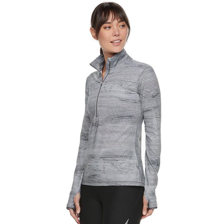 Women's Nike Pro Warm Top, Size: Xl, Dark Grey