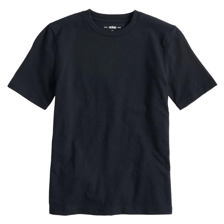 Boys 8-20 Urban Pipeline&reg; Ultimate Solid Crew Tee, Size: Small, Black