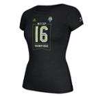 Women's Adidas Seattle Sounders 2016 Mls Cup Champions Tee, Size: Medium, Green