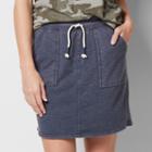 Women's Sonoma Goods For Life&trade; Pull On Skirt, Size: Xl, Dark Blue