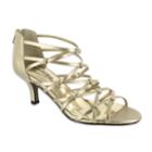 Easy Street Nightingale Women's High Heel Sandals, Size: 5.5 Med, Gold