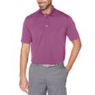 Men's Grand Slam Off Course Textured Golf Polo, Size: Large, Purple