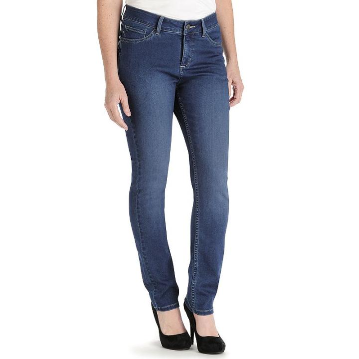 Women's Lee Frenchie Easy Fit Skinny Jeans, Size: 16 Avg/reg, Blue