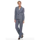 Women's Le Suit Double Button Simple Pant Suit Set, Size: 18, Beig/green (beig/khaki)