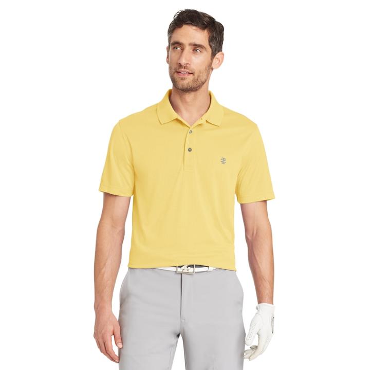 Big & Tall Izod Classic-fit Grid Performance Golf Polo, Men's, Size: Xl Tall, Med Yellow