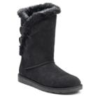 So&reg; Image Women's Suede Mid-calf Boots, Size: Medium (6), Black