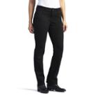 Women's Lee Perfect Fit Straight-leg Jeans, Size: 12 T/l, Black