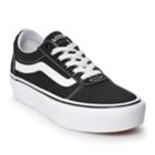 Vans Ward Women's Platform Skate Shoes, Size: 10, Black