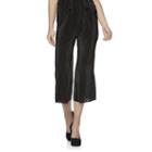 Juniors' Jolie Vie Cropped Wide Leg Pants, Girl's, Size: Large, Black
