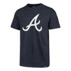 Men's '47 Brand Atlanta Braves Imprint Tee, Size: Small, Blue (navy)