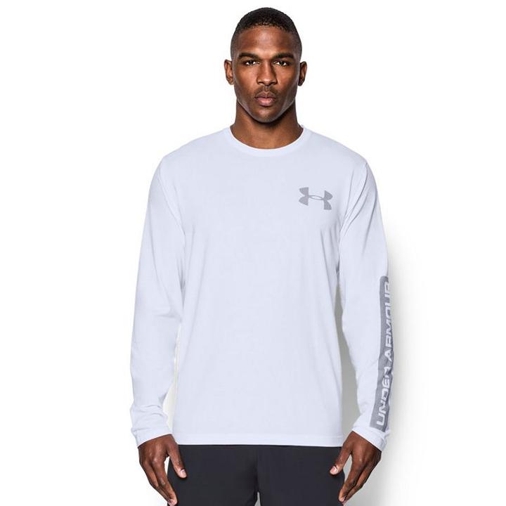 Men's Under Armour Logo Tee, Size: Small, White