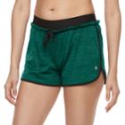 Women's Tek Gear&reg; Exposed Elastic Shorts, Size: Small, Med Green