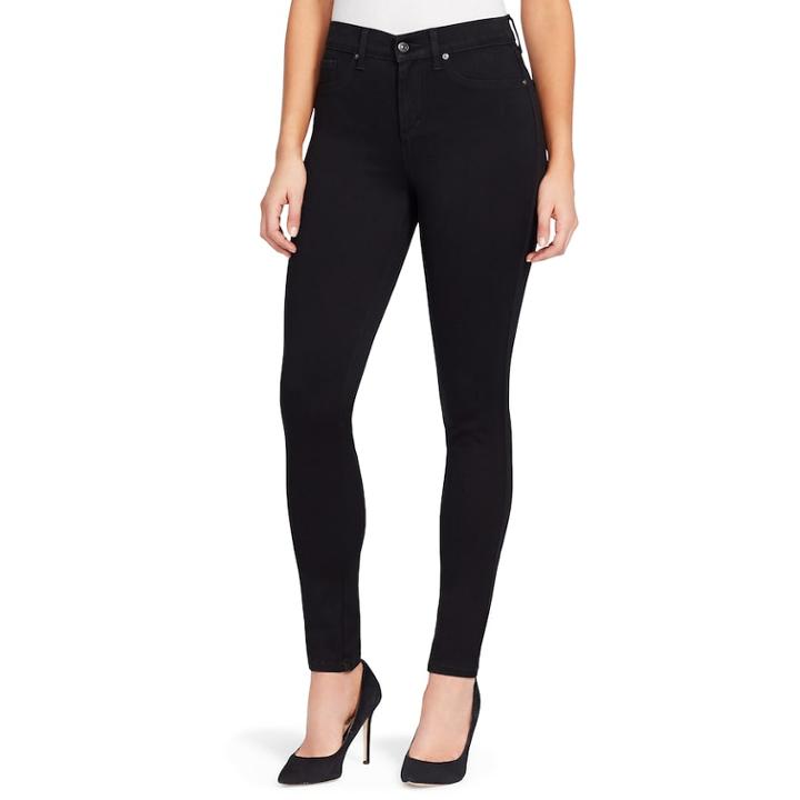Women's Gloria Vanderbilt Midrise Jeggings, Size: 14 Short, Grey (charcoal)