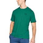 Men's Under Armour Chest Lockup Tee, Size: Large, Med Red